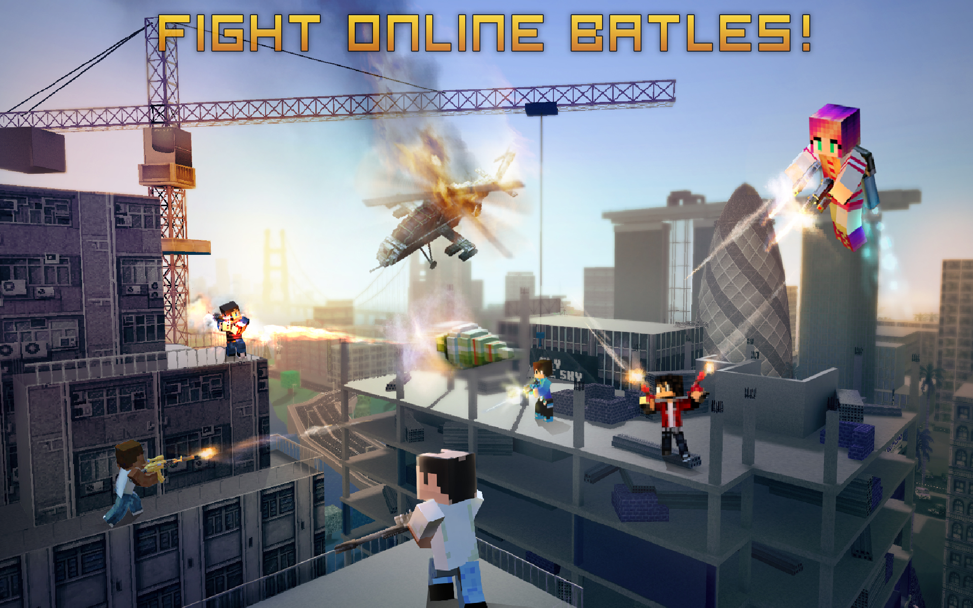 Block City Wars Game & skins export to minecraft Amazon.ca Appstore