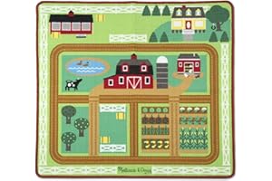 Melissa & Doug Round The Barnyard Farm Rug