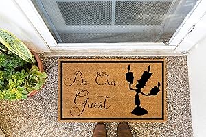Be Our Guest | Be Our Guest Doormat | Guest Welcome Mat | Non-Slip Welcome Mat Doormat Boho Mat Modern Mat Rug Indoor Outdoor