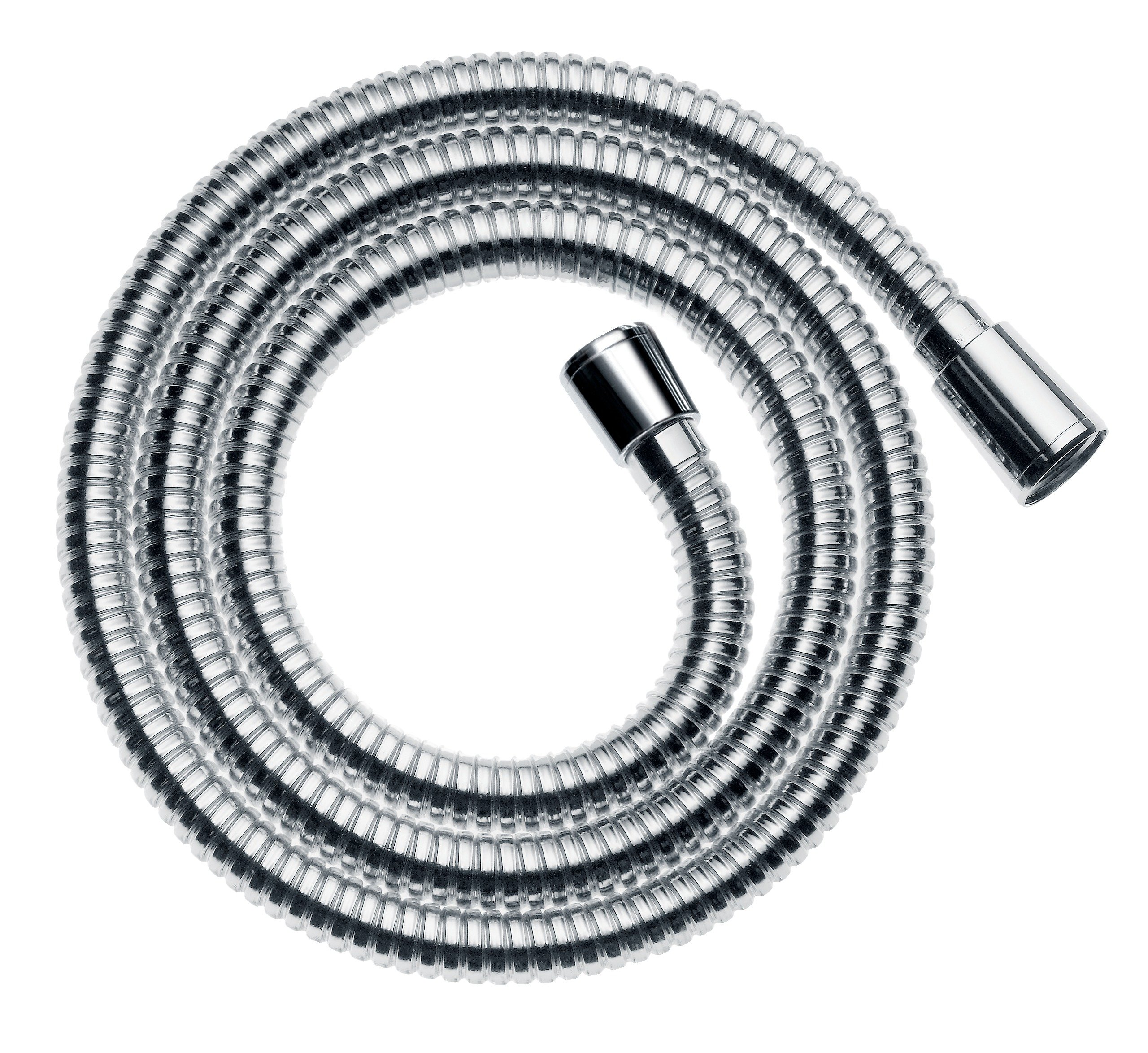 hansgrohe Sensoflex metal shower hose 2.00 m, anti-kink and tangle free, chrome effect 28134000
