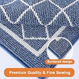 BEQHAUSE Kitchen Rugs Non-Slip 2 Pieces Navy Blue 50x76cm 50x122cm view 4