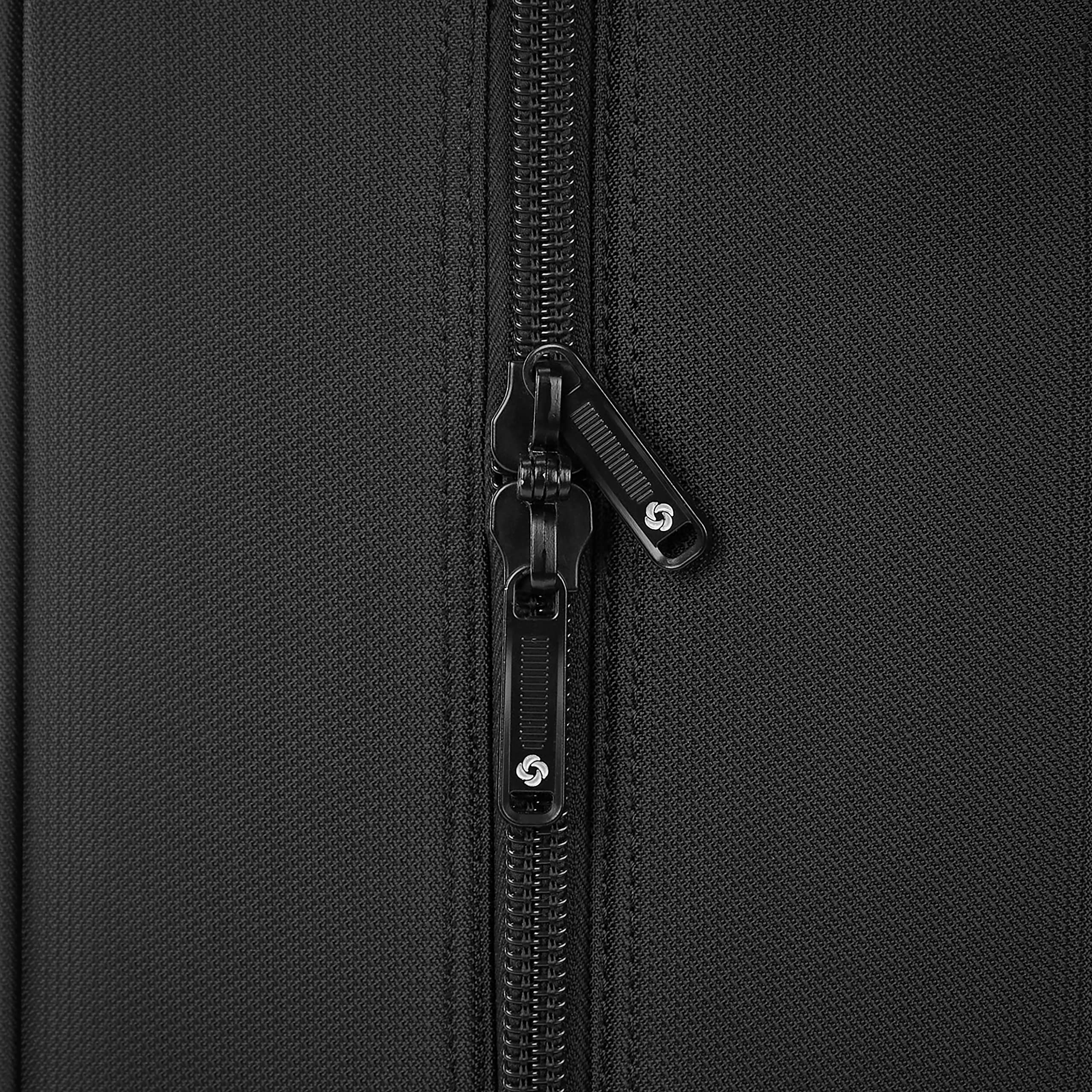 Samsonite Ascella 3.0 Softside Expandable Luggage with Spinner Wheels, 2W Garment Bag, Black