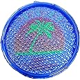 Solar Sun Rings Palm Tree Pattern 3 Pack SSR-SB-02