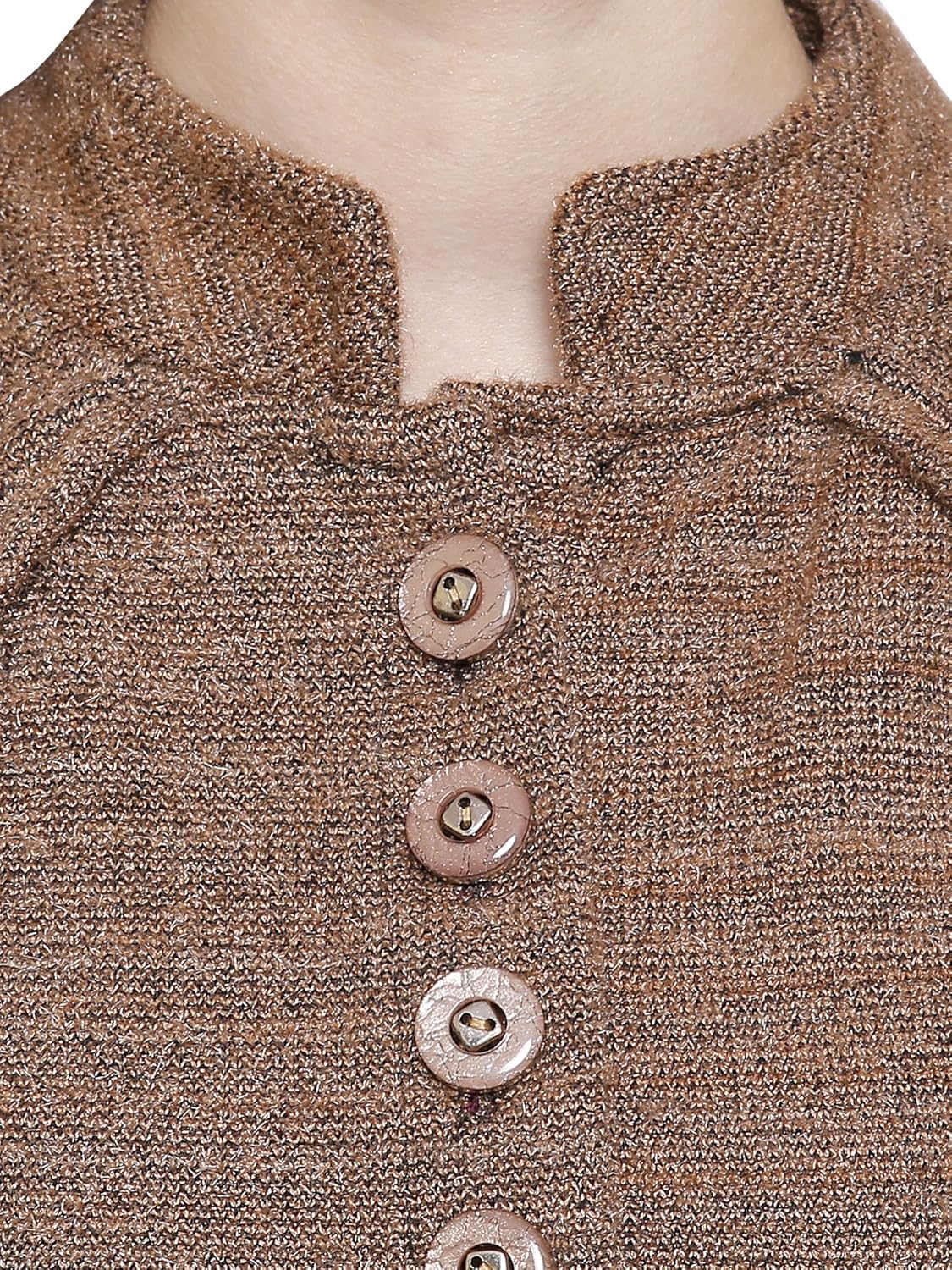 matelco women's woollen cardigan with pockets for winter