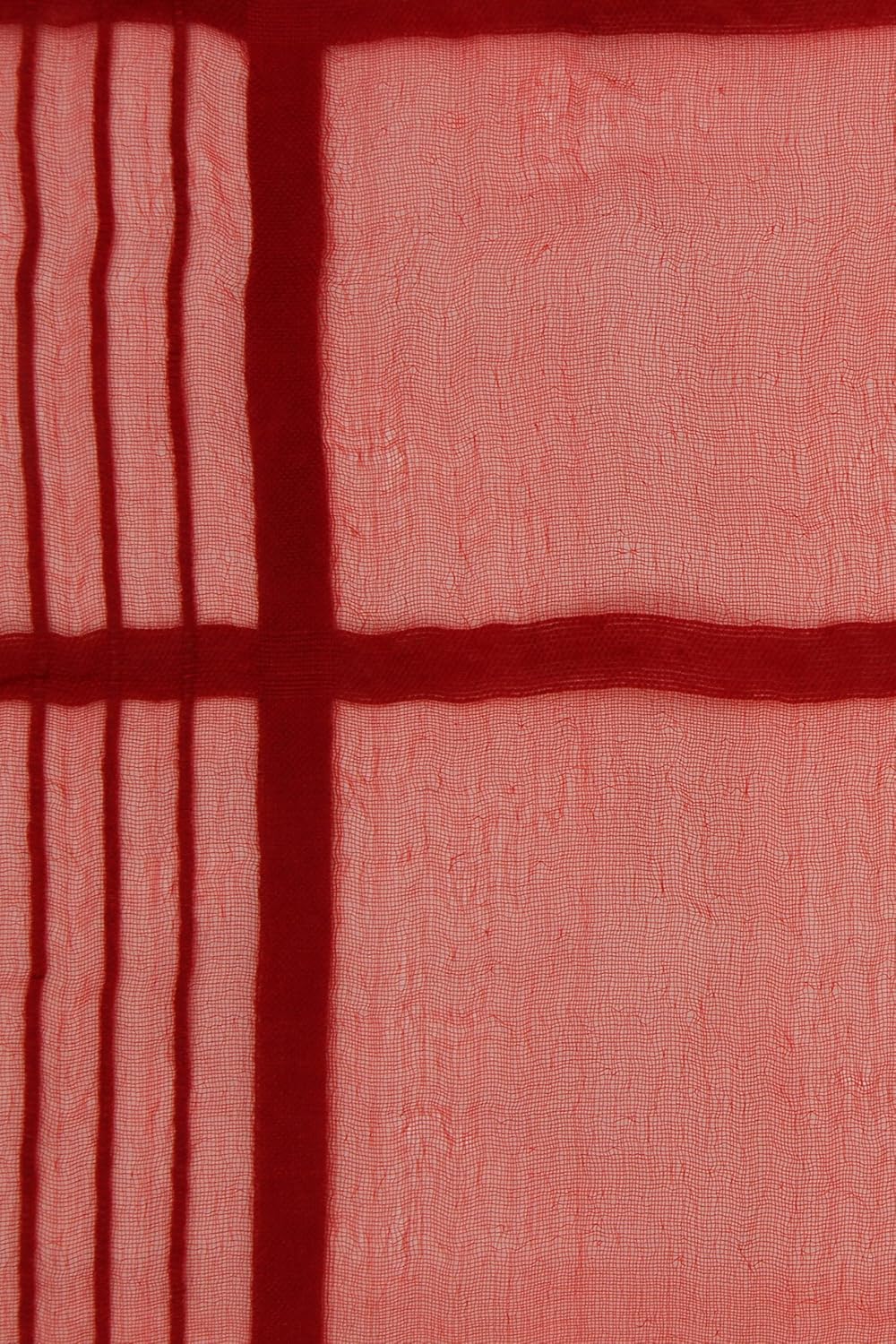 aksara red organza dupatta