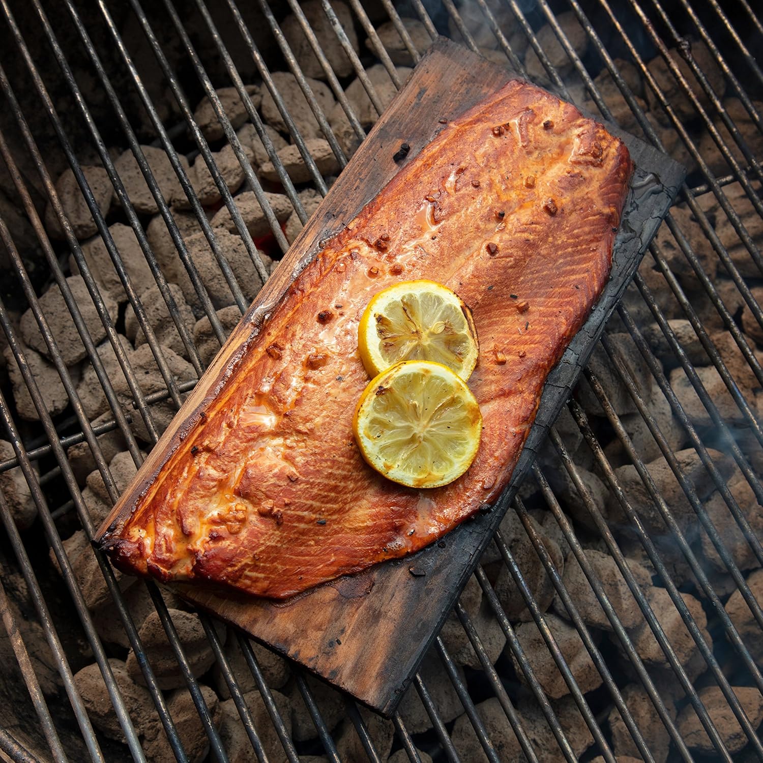 Grilling Planks - 8 Pack Cedar - Premium 5.5 x 11.5 Western Cedar for Barbecue Salmon, Seafood, Steak, Burgers, Pork Chops, Vegetables and More! : Outdoor Grilling Planks : Garden & Outdoor