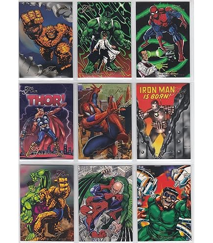Amazon.com: 1995 Marvel Flair Annual POWERBLAST Insert Set of 24