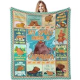 Jamfind Capybara Gifts, Capybara Birthday Stuff Blanket 60"x 50", Capibara Gift for Girls Boys Women Men, Capy Birthday Party Decorations