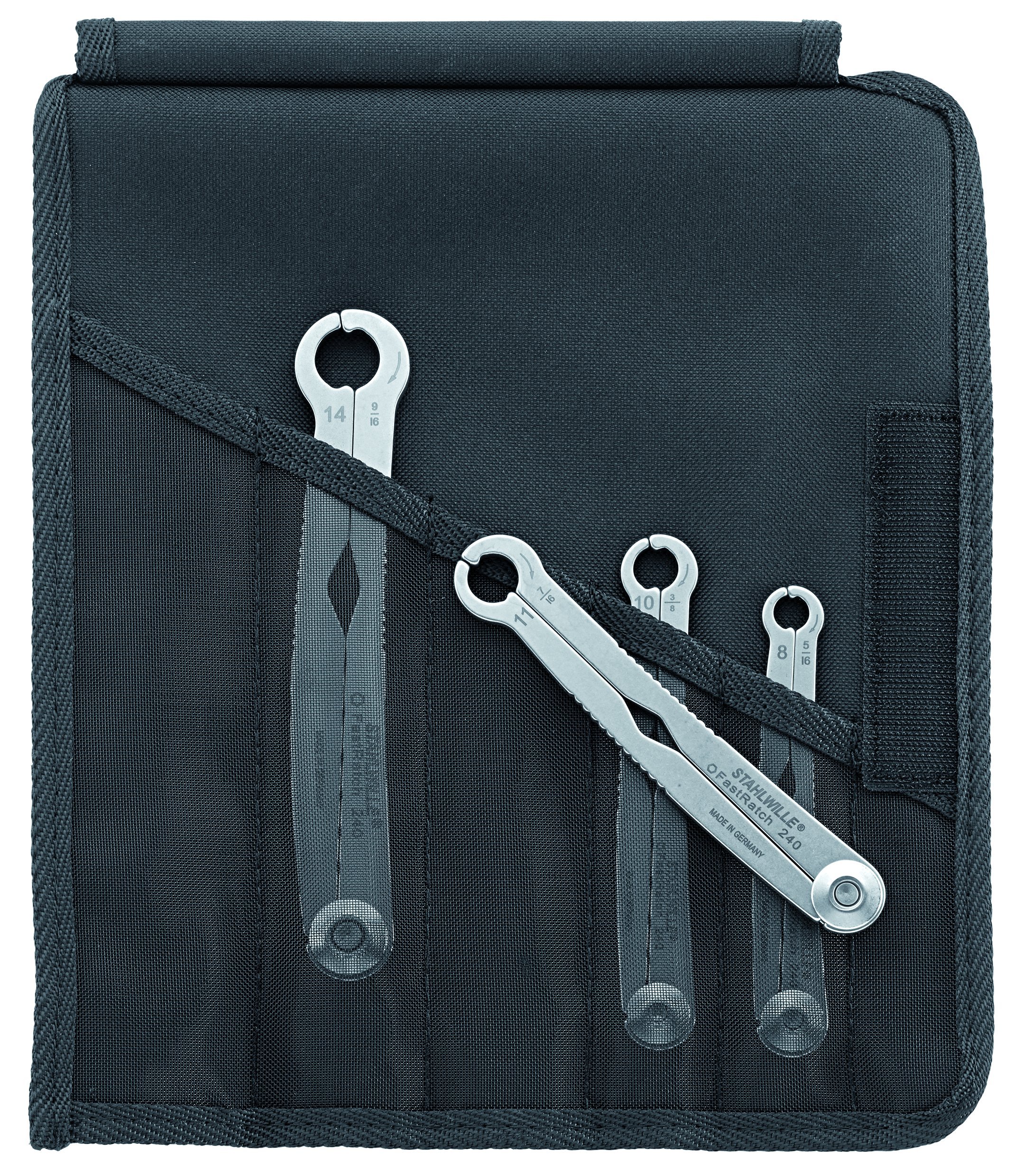 STAHLWILLE JUEGOS LLAVES FASTRATCH CON EFECTO CARRACA - 240/4