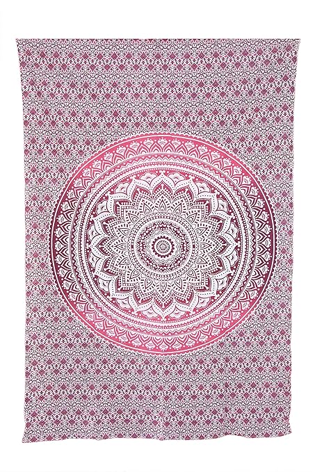 Indian Wall Hanging Cotton Boho Tapestry Decor Table Cloth Wall