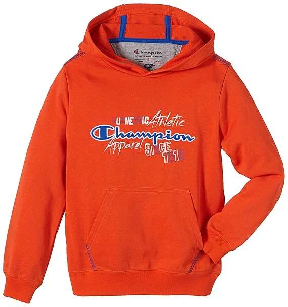 champion felpa arancione