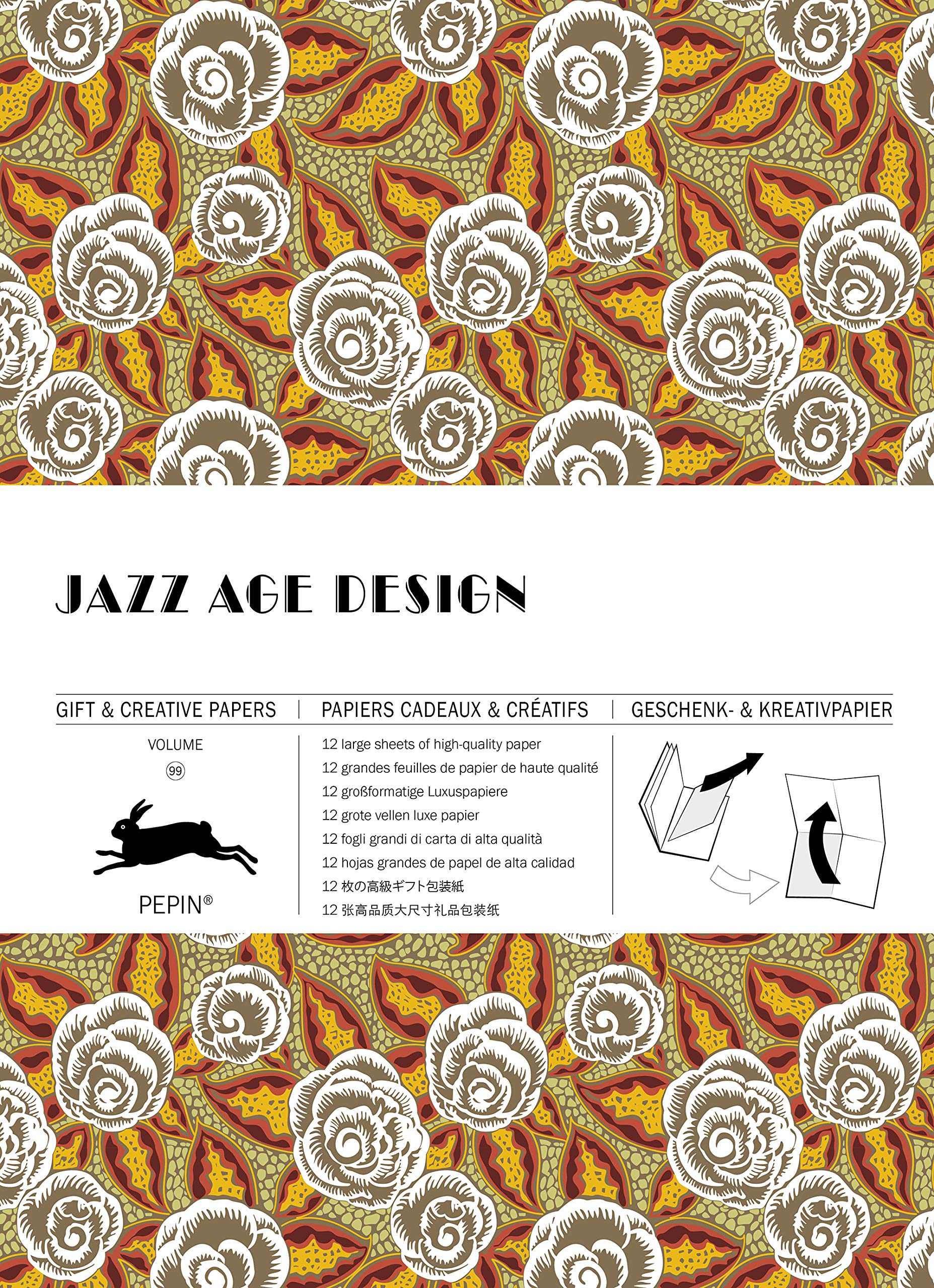 Jazz Age Design Gift Creative Paper Book Vol 99 English - 