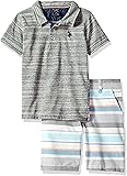 U.S. Polo Assn. Baby Boys' Polo Shirt and Short Set