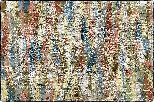 Amazon Com Brumlow Mills Rustic Abstract Bohemian Home Indoor Area Rug With Contemporary Colorful Earth Tone Print Pattern For Living Room Decor Dining Room Kitchen Rug Or Bedroom 3 4 X 5 Earthtones Furniture