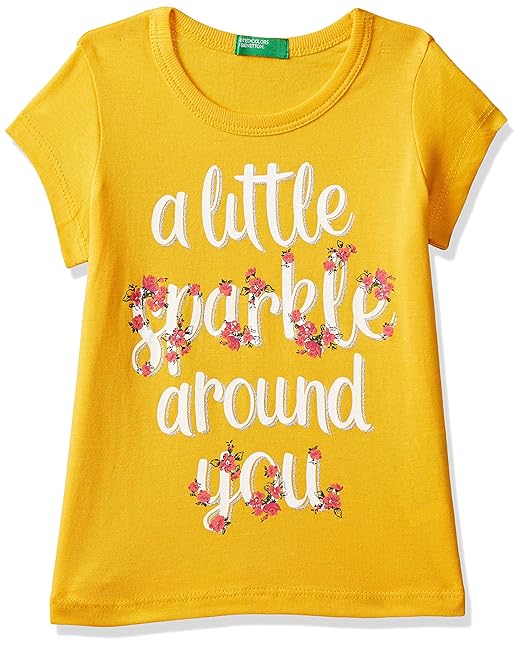 Baby Girls Plain Regular fit T-Shirt