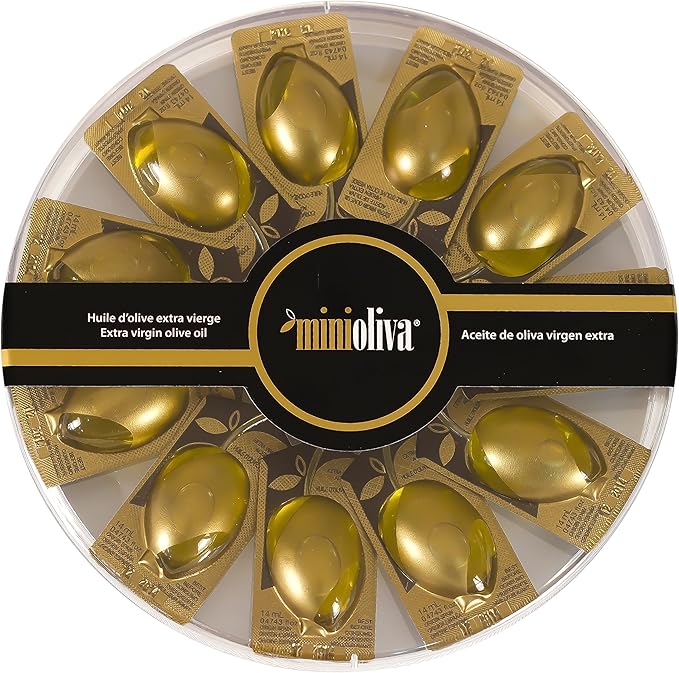 Minioliva Aceite de Oliva Virgen Extra - Paquete de 10 x 14 ml ...