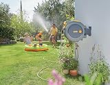 HOZELOCK Auto Reel 30m Wall Mounted Hose Reel with Nozzle Fittings Hose view 5