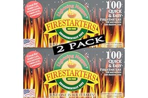Lightning Nuggets AN100-2 200 Count Fire Starters, Tan (Pack of 200)