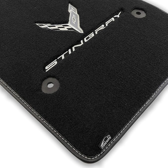 Lloyd Mats Premium Binding Floor Mats for Corvette C8 2020