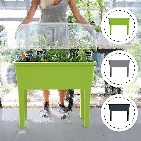Zanvic ESPA Huerto Urbano, Antracita: Amazon.es: Jardín