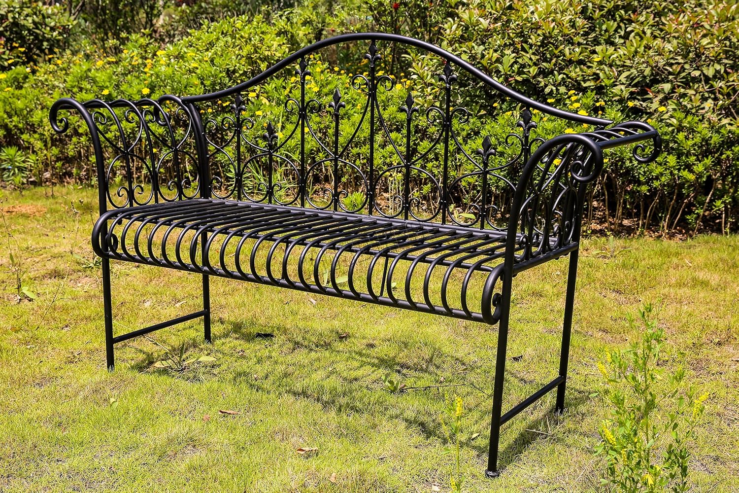 Westwood 2 3 Seater Garden Bench Metal Steel Ornate Antique Rustic