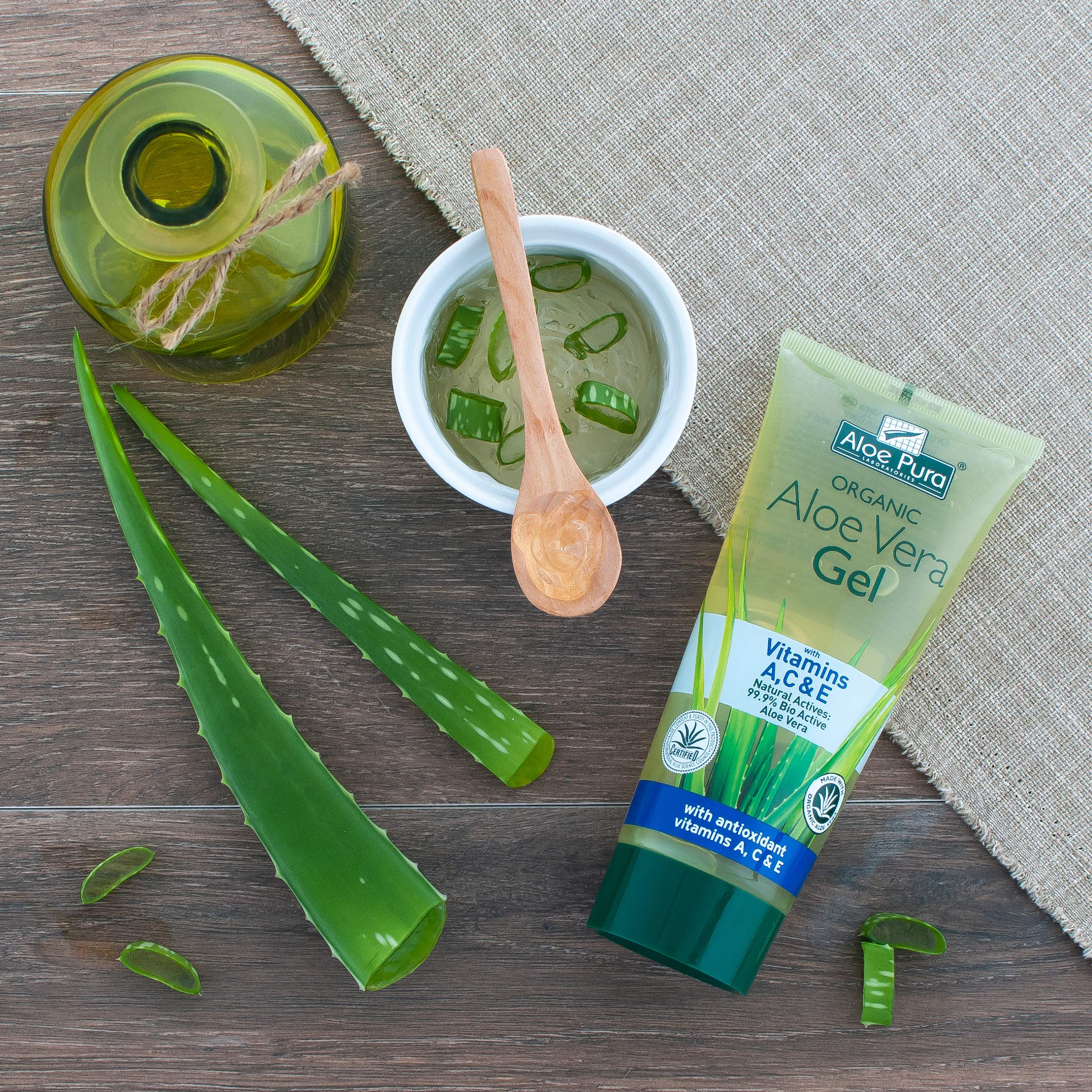 Aloe Pura Aloe Vera Gel & Vitamin A,C & E 200ml Buy Online in UAE