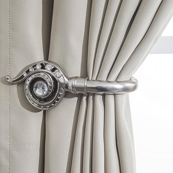 Home Harmony Decorative Curtain Holdbacks Wall Mounted Curtain Tie