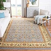 SAFAVIEH Lyndhurst Collection Area Rug - 8' x 10', Light Blue & Ivory, Traditional Oriental Design, Non-Shedding & Easy Care,