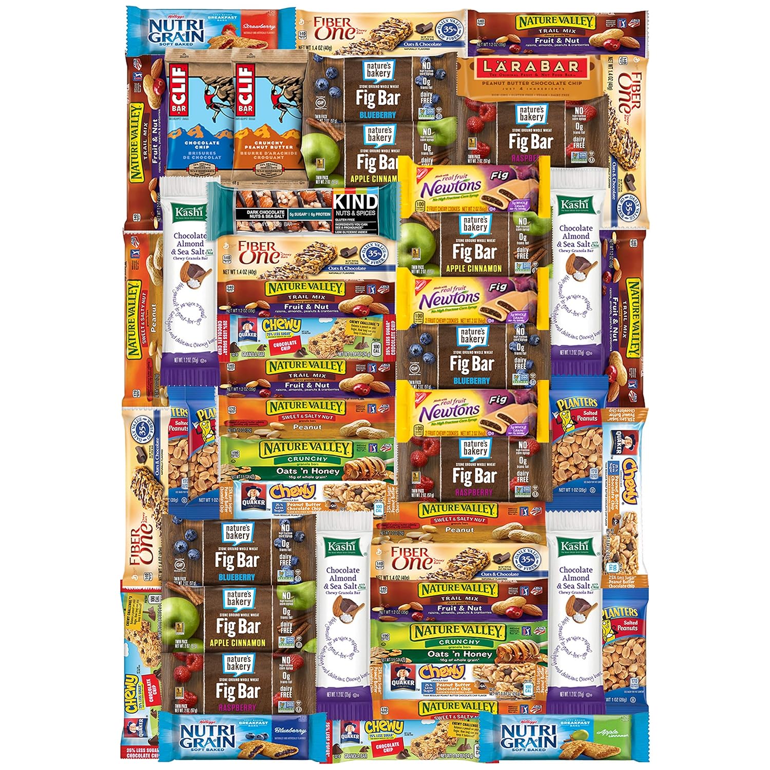 Ultimate Healthy Bars & Snacks Bulk Sampler By Variety Fun