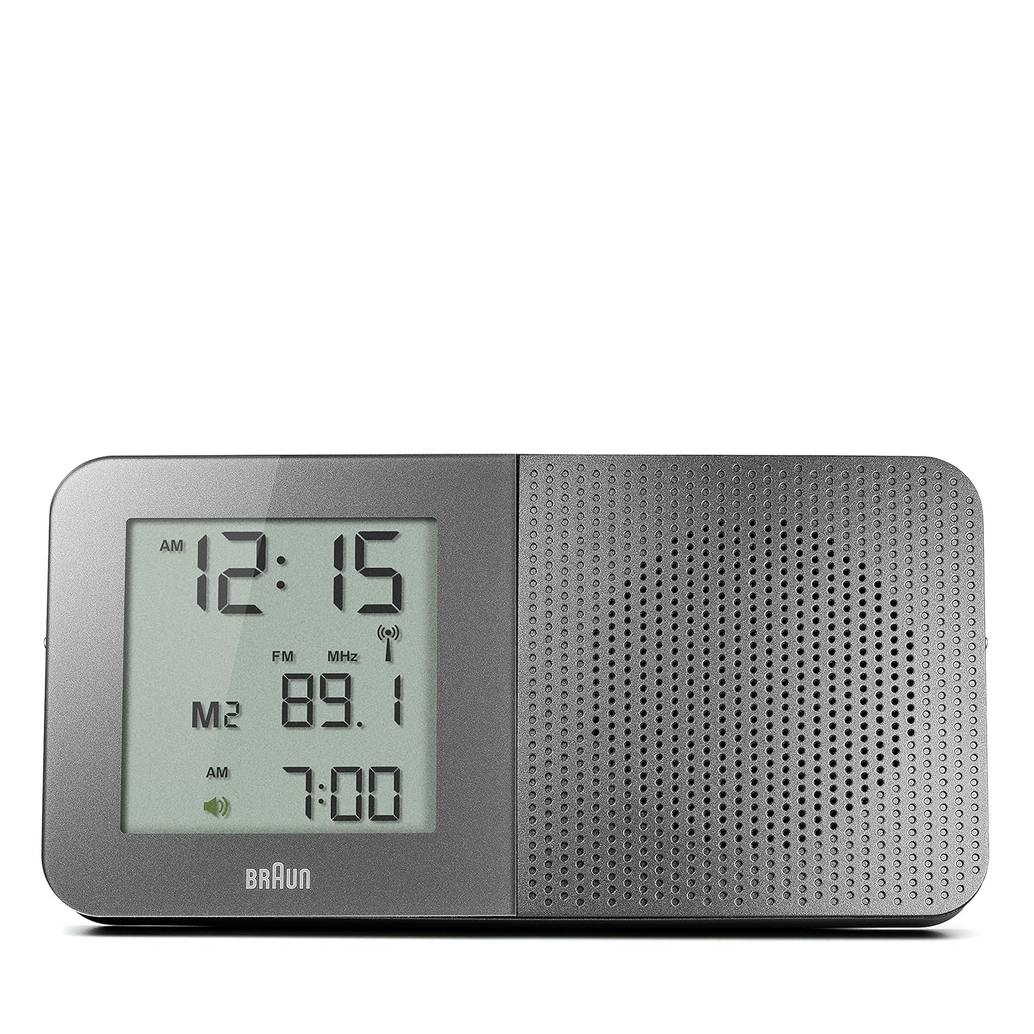 Braun Digital MultiRegion Radio Controlled Alarm Clock with FM/AM