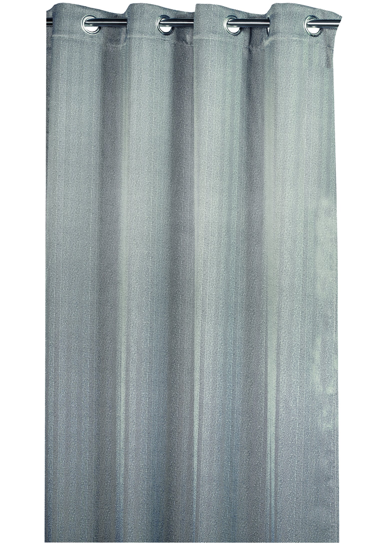 Stone rocle Twill Polyester 140 x 260 cm Grey