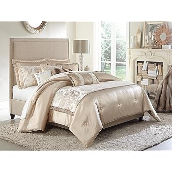 Amazon.com: Michael Amini 12 Piece Harlington Comforter ...