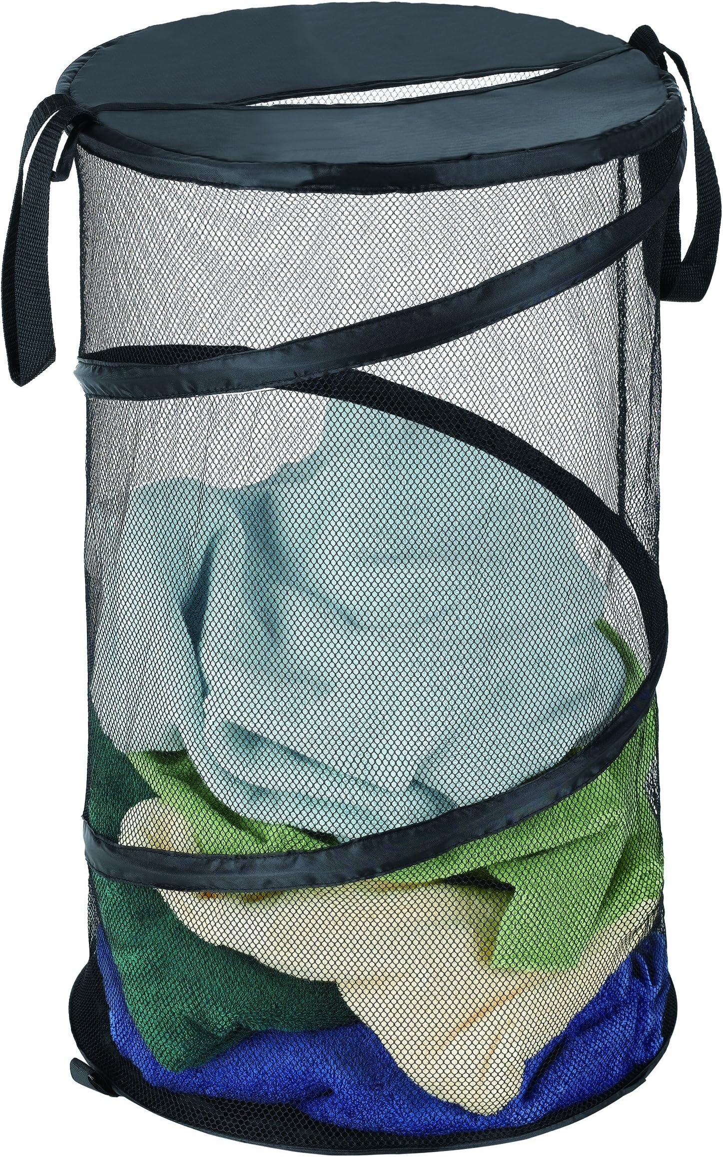 Tidy Living Pop Up Hamper, Black