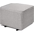 DaVinci Universal Gliding Ottoman in Misty Grey, Greenguard Gold & CertiPUR-US Certified