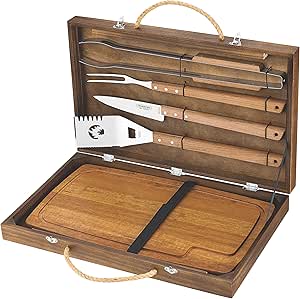 Tramontina 26499/038 - Kit de Utensilios para barbacoas (Madera