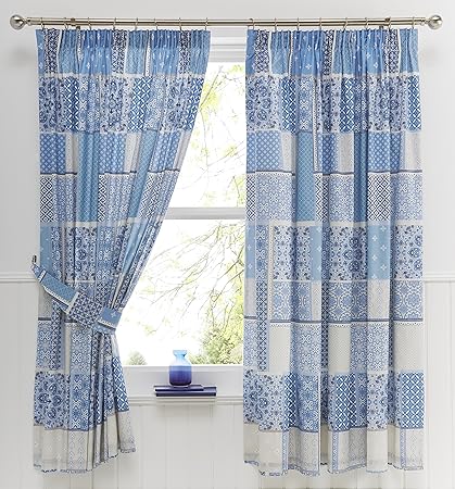 Dreams Drapes Shantar Lined Pencil Pleat Curtains 66x72