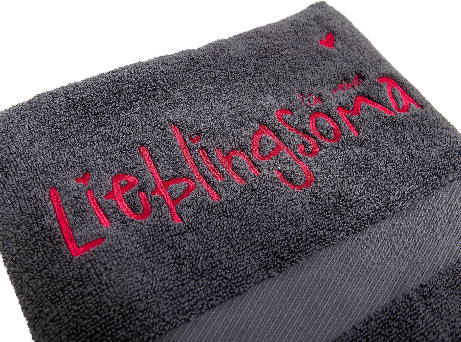 Amazon.de: Oma Geschenkidee: Oma Handtuch groß bestickt - Badetuch