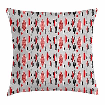Amazon Com Ambesonne Mid Century Throw Pillow Cushion Cover