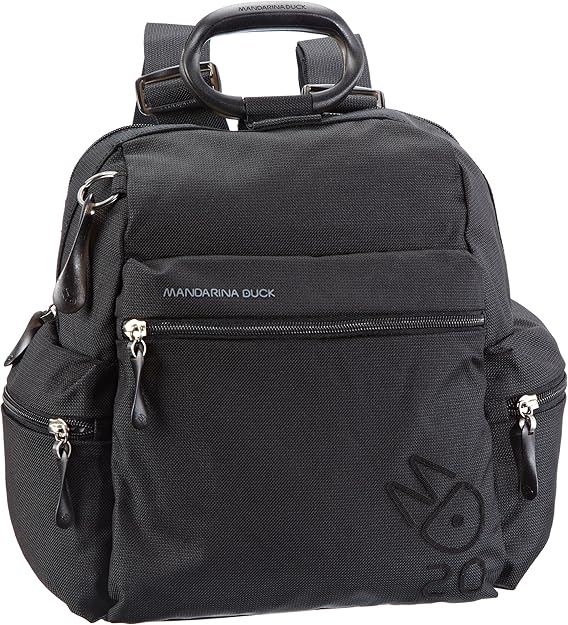 Mandarina Duck MD20 16TR1, Zaino Donna, Nero (Schwarz (Black 651