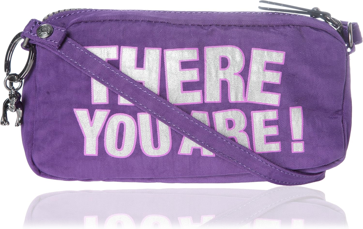 purple kipling purse