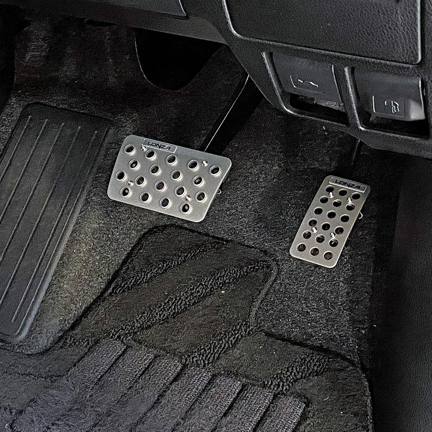 Amazon Co Jp ナポレックス 軽コンパクト At車用 スポーツペダル Lonza ミニペダルセット オートマ アルミ Napolex Ak 701 車 バイク