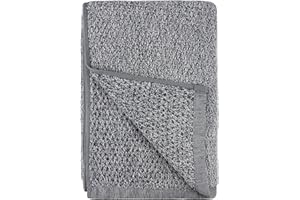 Everplush Diamond Jacquard Quick Dry Bath Towel,1 Pack,Dusk(Grey Blue)