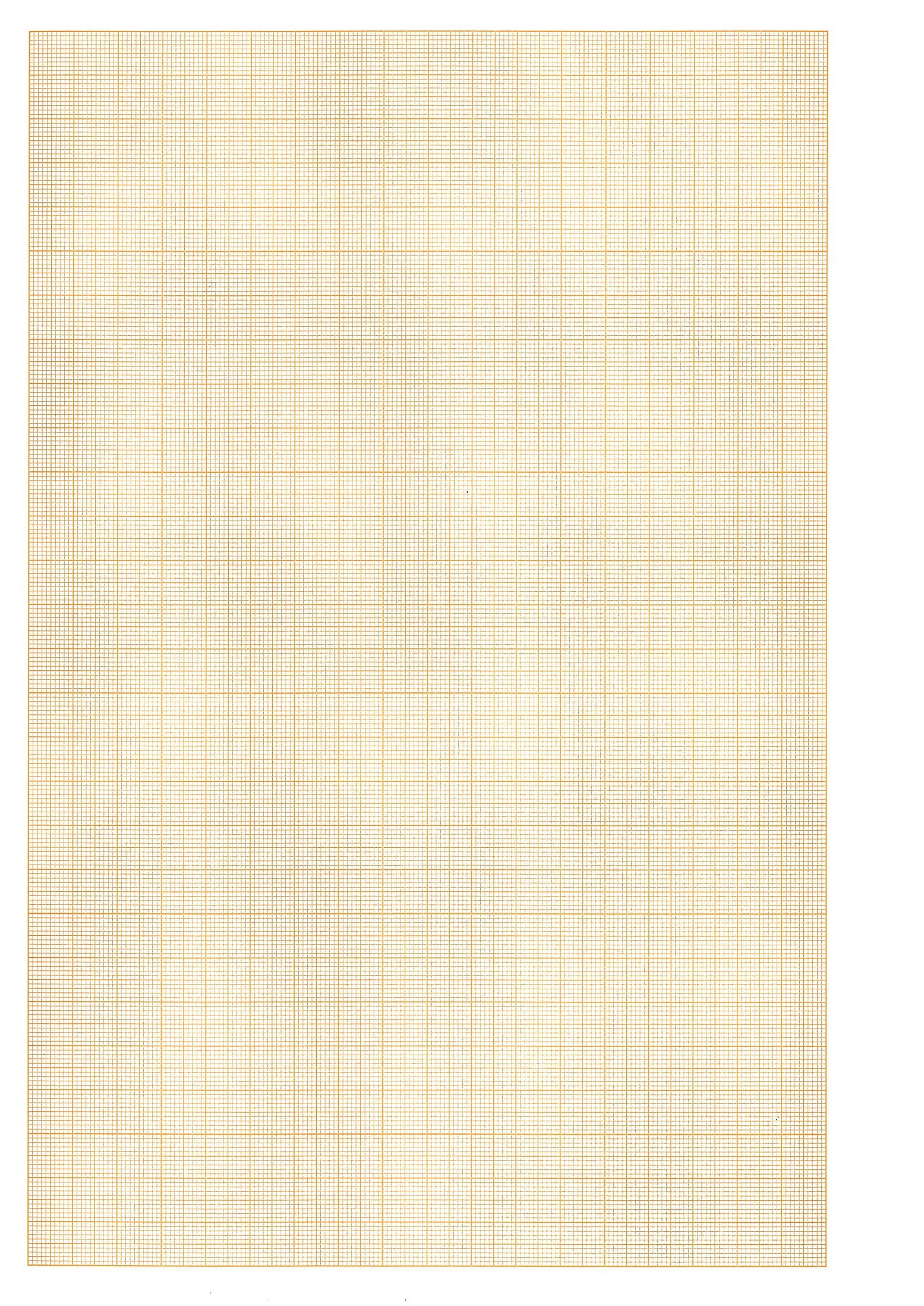 Clairefontaine - Ref 93550C - White Vellum Graph Paper (50 Sheets) - 50 x 65cm Sized, 90gsm Paper, Graph Rulings, Sepia Front & Blue Back, Smooth Surface