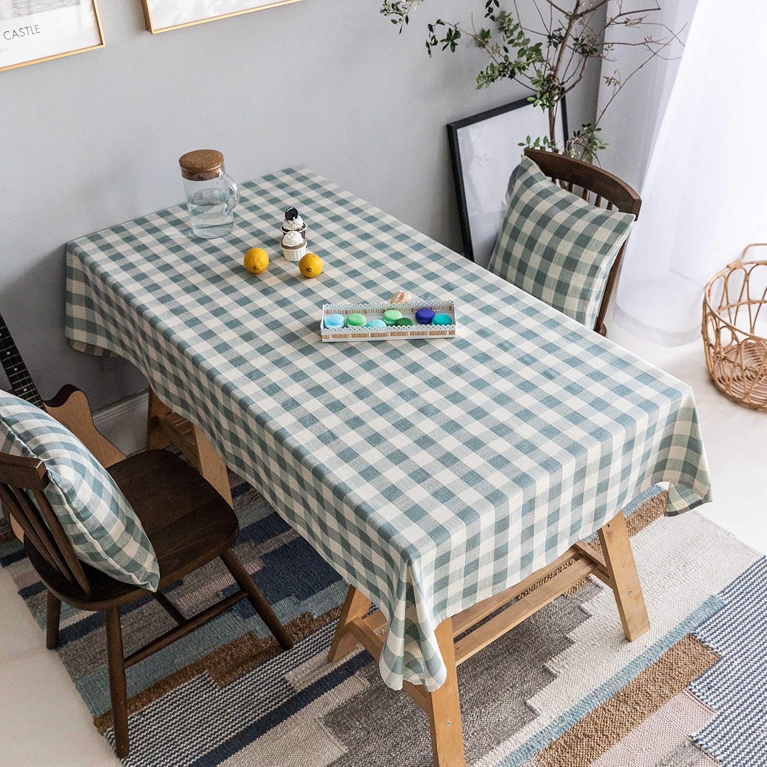 Best solid color rectangular table cloth