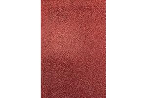 Allgala 12 Pack Glitter EVA Foam Paper 8 x 12inch Sheets-Red-Perfect for Kids Art Craft Projects and Classrooms or Cosplay DIY Cutters Card Party Decoration