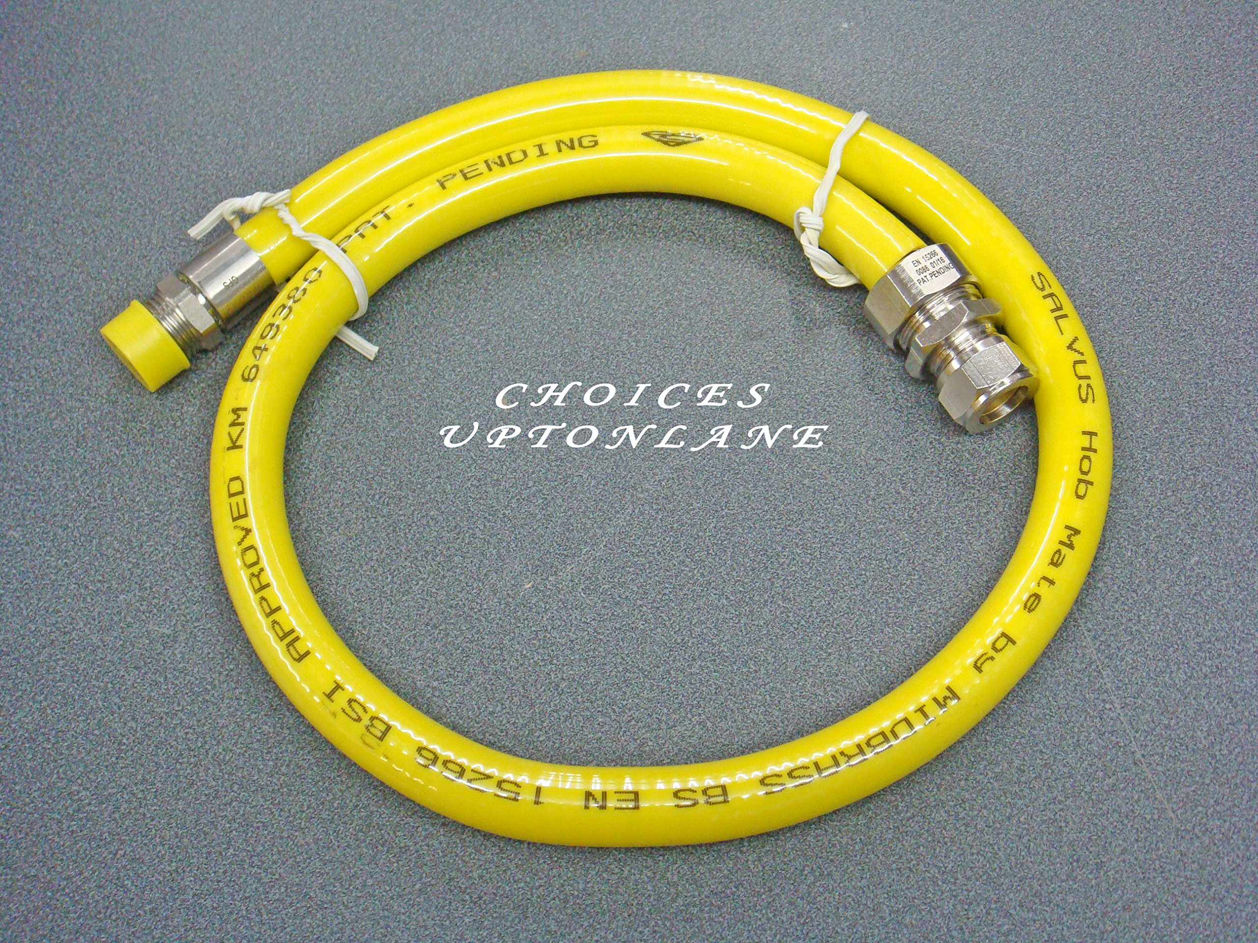 MIDBRASS SALVUS HOB MATE GAS HOB CONNECTING HOSE KITEMARK 649380 BSI APPROVED