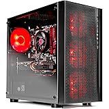 SkyTech [RX580 Version] Blaze VR Ready RGB Gaming Computer Desktop PC - Ryzen 1200 3.1GHz Quad-Core, AMD RX 580 4GB, 8GB DDR4 2400, 1TB HDD, Wi-Fi, Windows 10 Home 64-bit