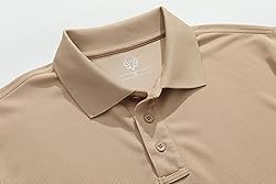 KAOKLRNI Men's Quick-Dry Active Polo Shirts Short