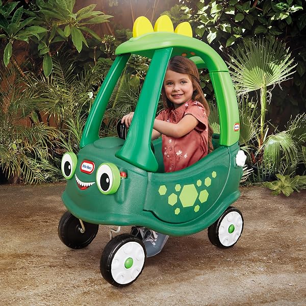 LITTLE TIKES COZY COUPE DINOSAUR – AMAZON EXCLUSIVE LARGE, GREEN