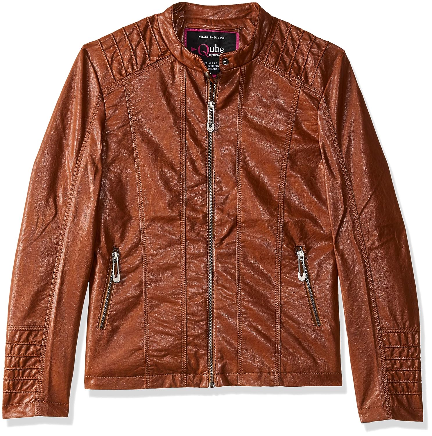 qube by fort collins women's biker jacket